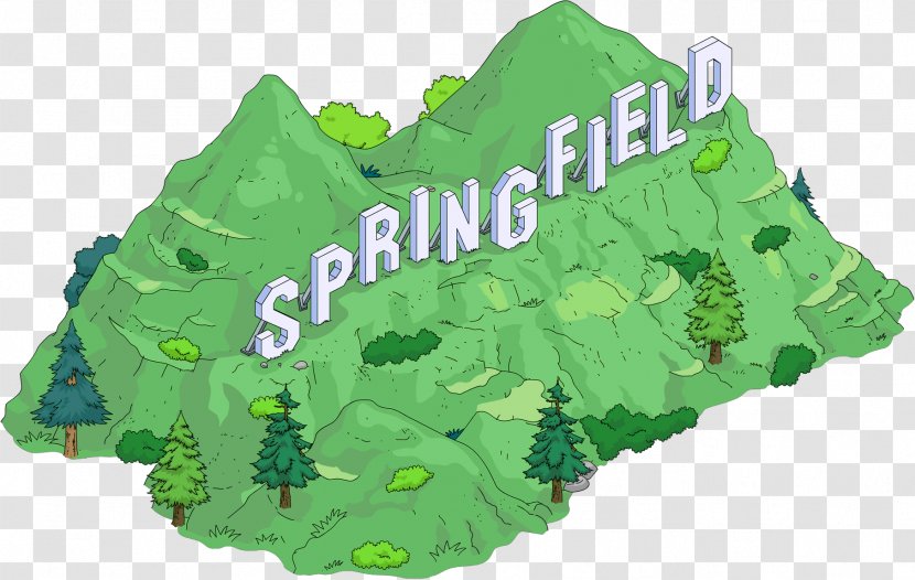 The Simpsons: Tapped Out Hit & Run Simpsons Game Springfield Lisa Simpson - Watercolor - Hollywood Sign Transparent PNG