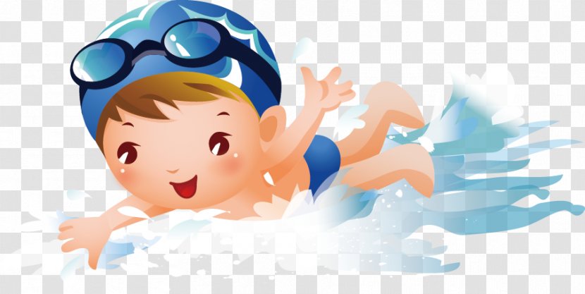 Swimming Pool Boy Royalty-free Clip Art - Tree - Cute Cartoon Villain Transparent PNG