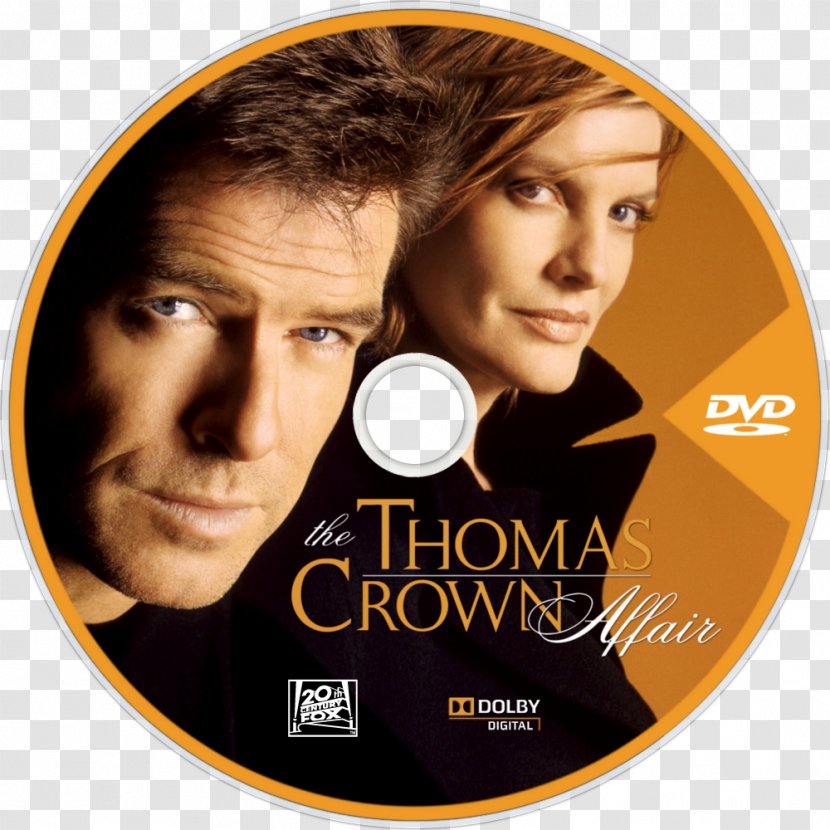 The Thomas Crown Affair Blu-ray Disc Pierce Brosnan Hollywood DVD - Brand Transparent PNG