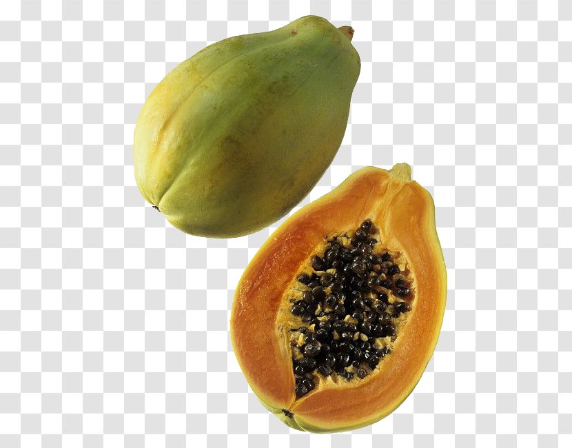 Fruit Papaya Vegetable - Yellow Transparent PNG
