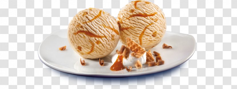 Ice Cream Butterscotch Sorbet White Chocolate - Dessert Transparent PNG