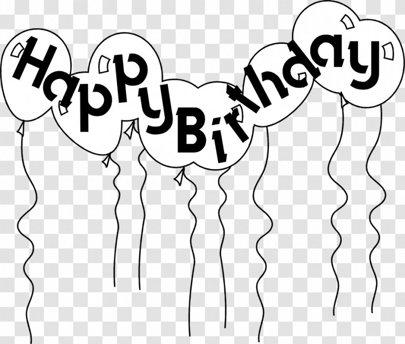 Happy Birthday To You Balloon Cake Clip Art - Watercolor - QUERCUS ILEX Transparent PNG
