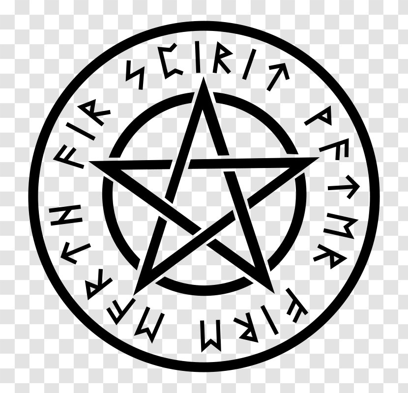 Wicca Pentagram Pentacle Witchcraft Classical Element - Vector Transparent PNG
