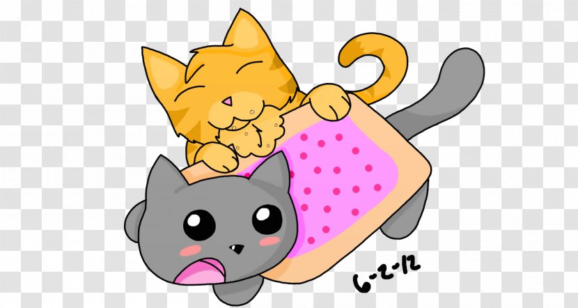 Whiskers Kitten Nyan Cat Dog - Fictional Character Transparent PNG