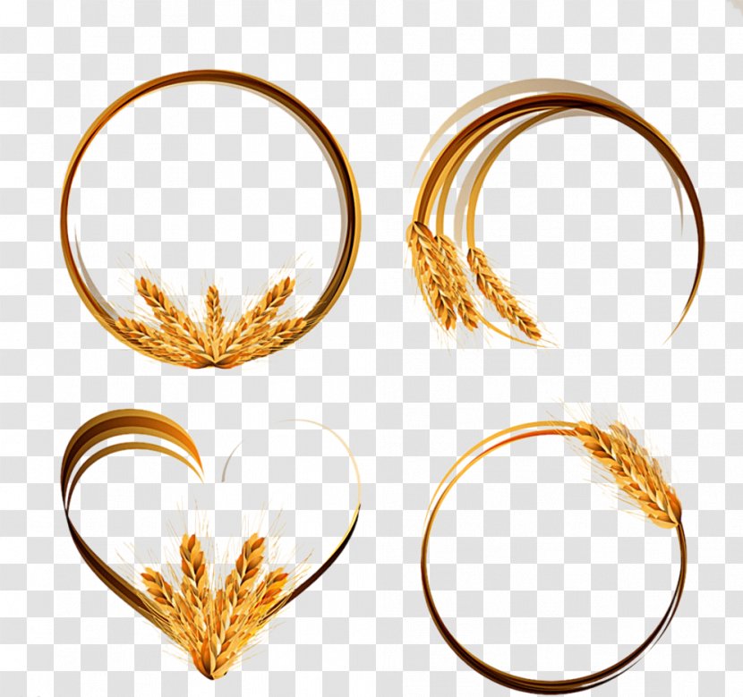 Wheat Ear Euclidean Vector Clip Art - Idea - Golden Ring Transparent PNG