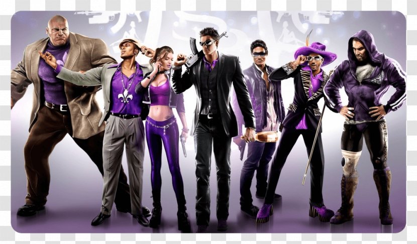 Saints Row: The Third Row IV 2 Grand Theft Auto V - Purple Transparent PNG