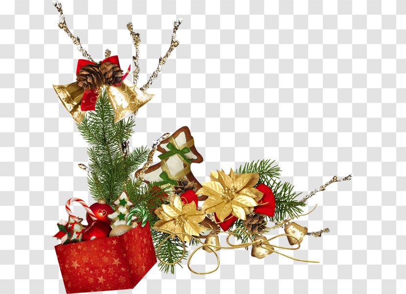 Christmas Day Clip Art New Year Image - Floristry - Effect Transparent PNG