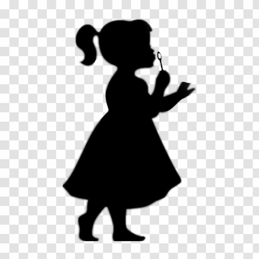 Silhouette Dress Clip Art Illustration Girl - Standing - 4k Hdr Transparent PNG