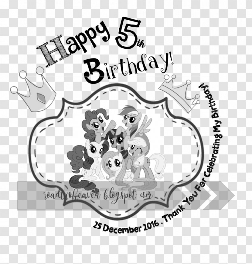Pony Birthday Canidae Label - Heart Transparent PNG
