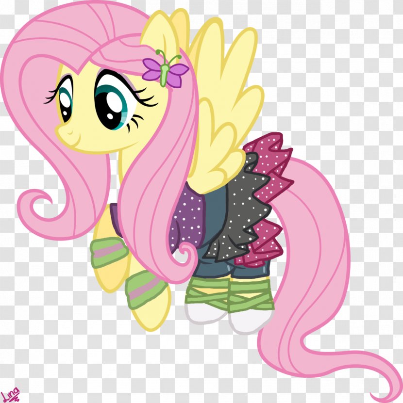 Fluttershy Pony Pinkie Pie Applejack Rarity - Rainbow Dash - My Little Transparent PNG
