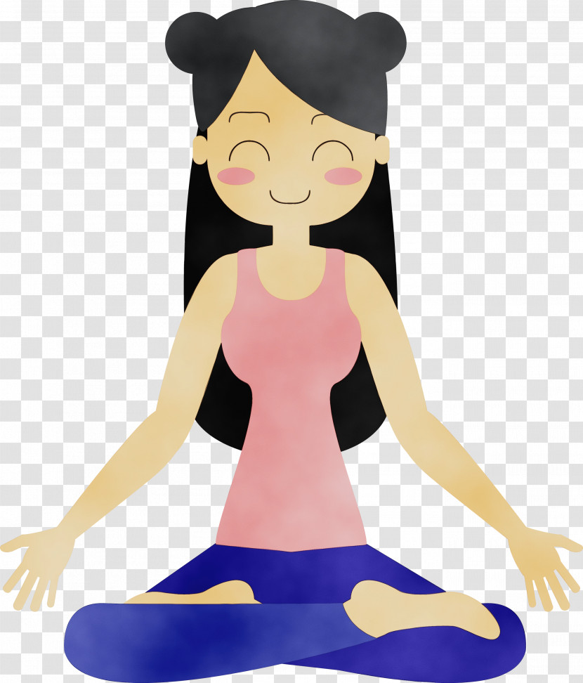 Meditation Yoga Lotus Position Royalty-free Drawing Transparent PNG