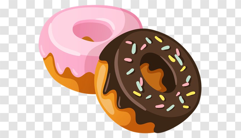 Donuts Breakfast Junk Food Clip Art - Cake Transparent PNG