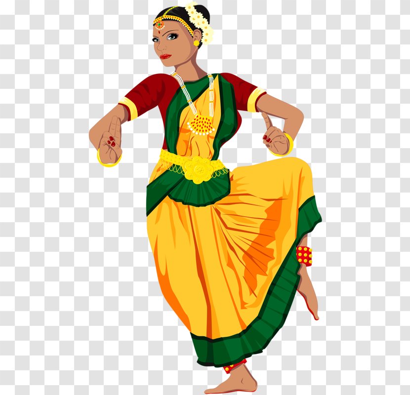 Dance In India Clip Art - Costume Design - Bollywood Transparent PNG
