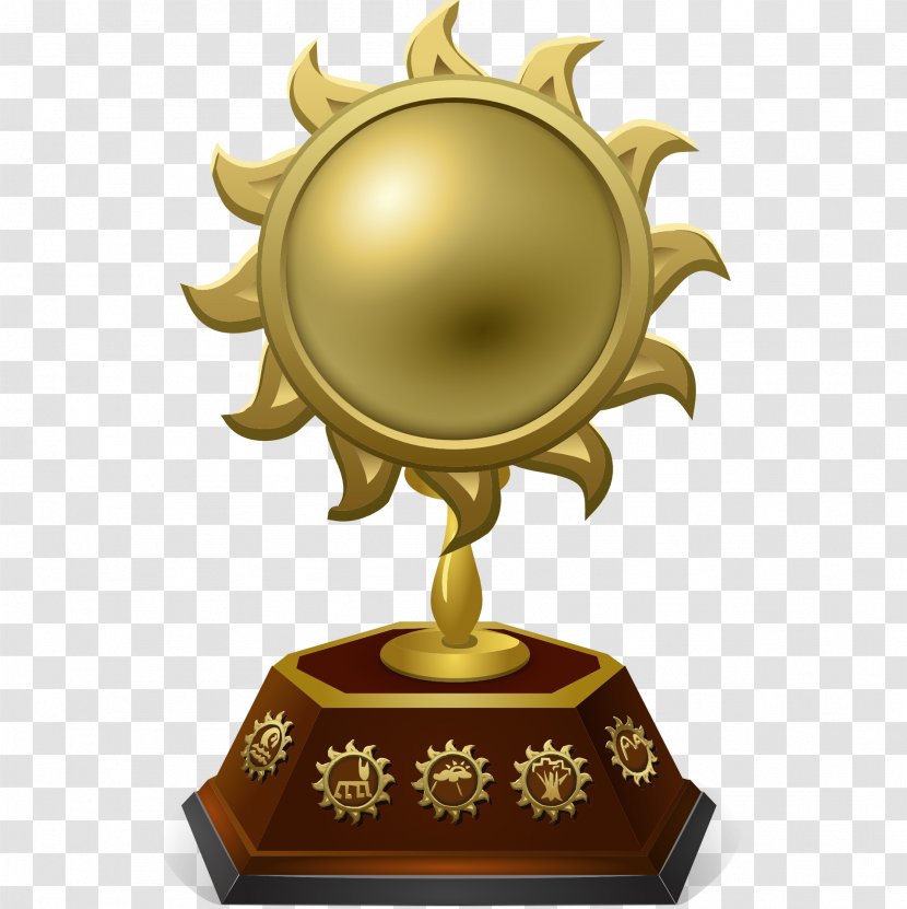 Trophy Emblem Clip Art - Award - Gold Transparent PNG