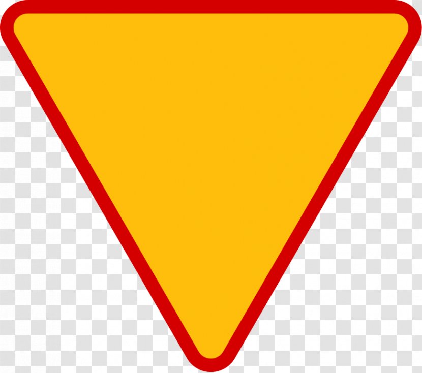 Prohibitory Traffic Sign Warning - Orange - Triangle Transparent PNG