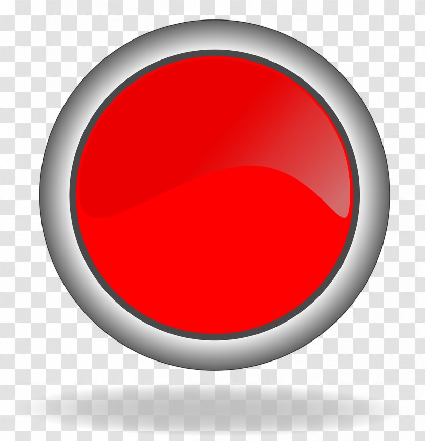 Button Download - Red - Search Transparent PNG