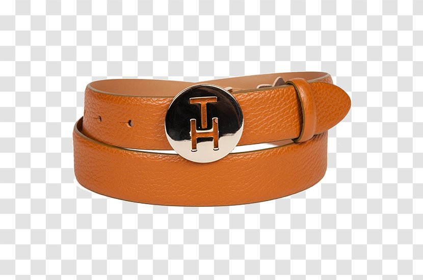 Belt Buckles Leather - Orange Transparent PNG