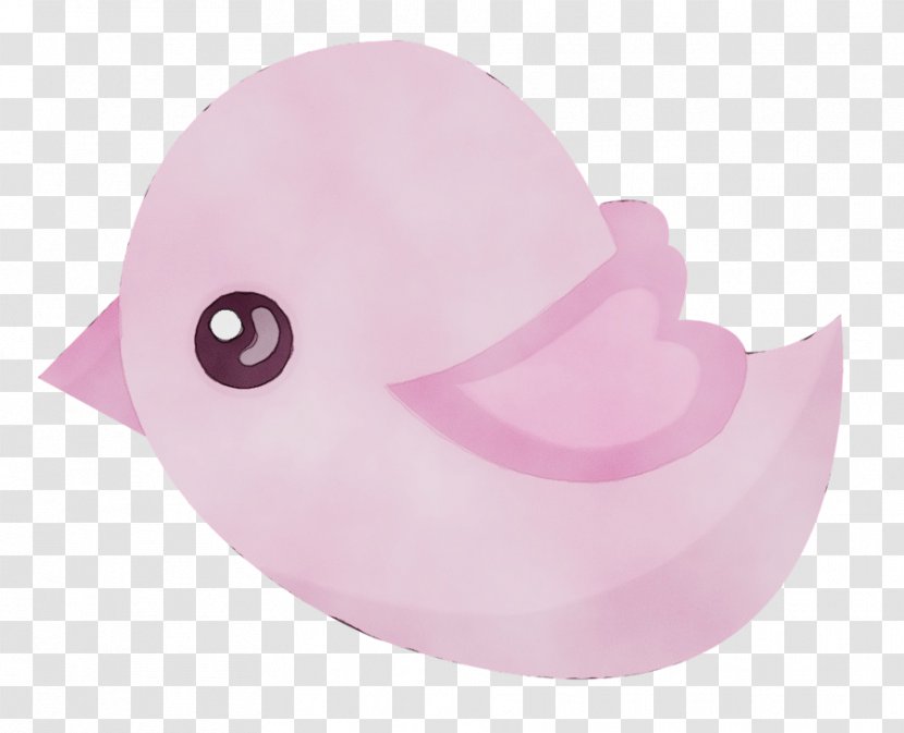 Pink Water Bird Rubber Ducky Headgear Cap - Costume Hat Transparent PNG