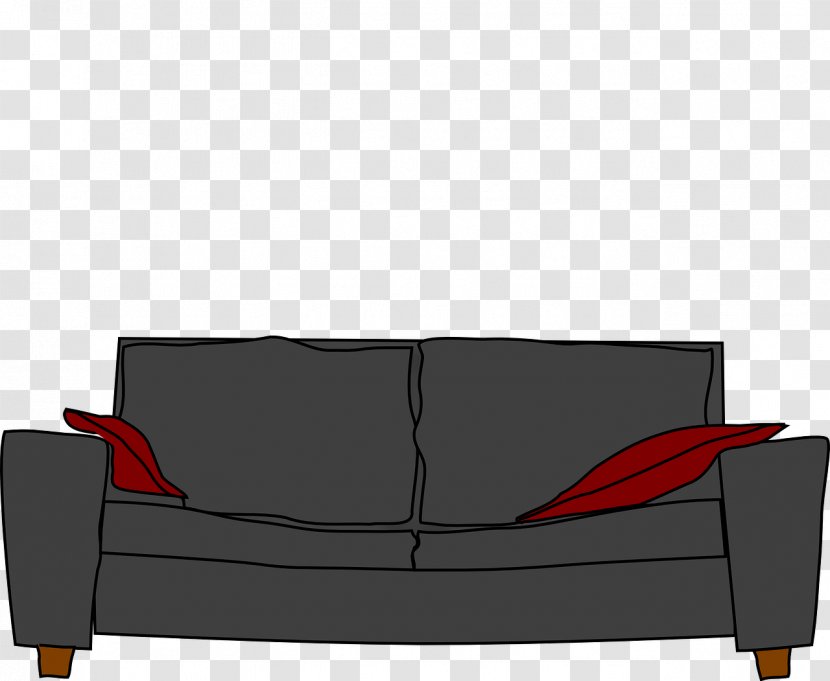 Clip Art Vector Graphics Free Content Couch - Pillow Transparent PNG