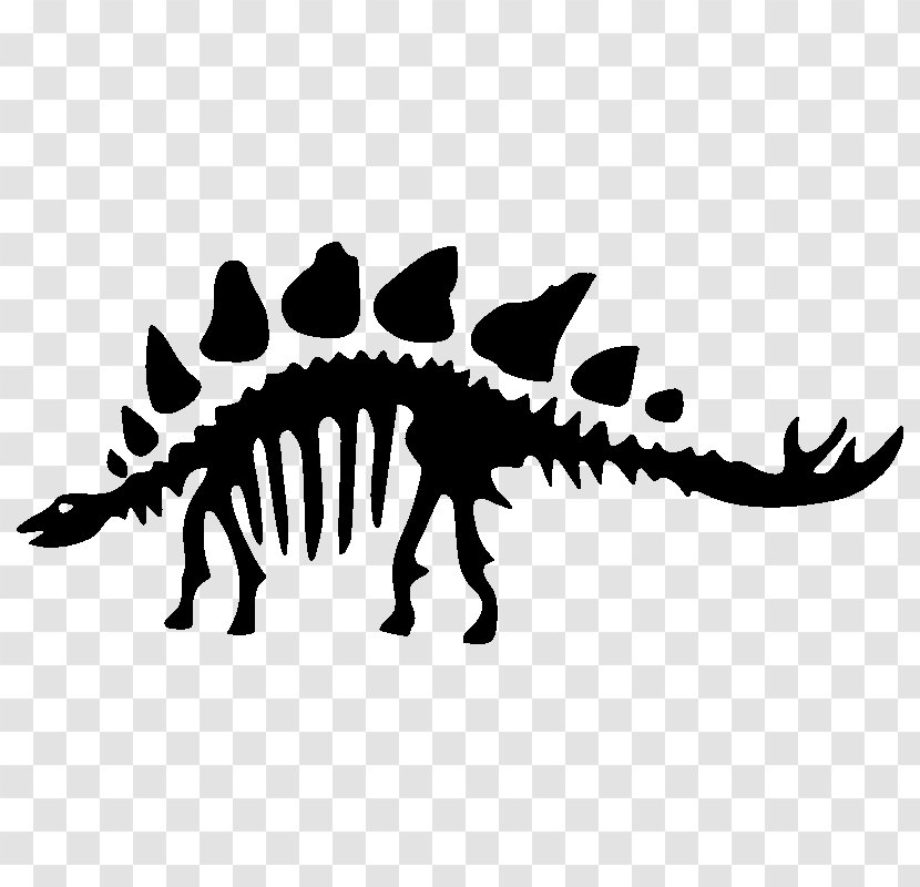 Stegosaurus Tyrannosaurus Triceratops Wall Decal Dinosaur - Decorative Arts Transparent PNG