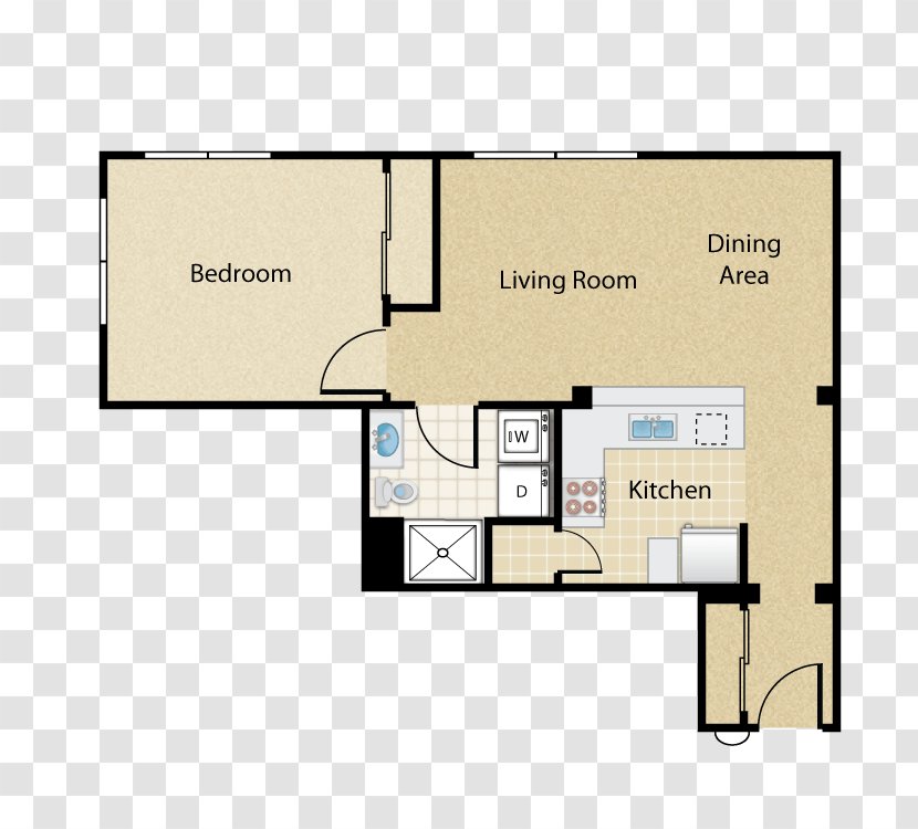 Floor Plan Square Meter - Design Transparent PNG