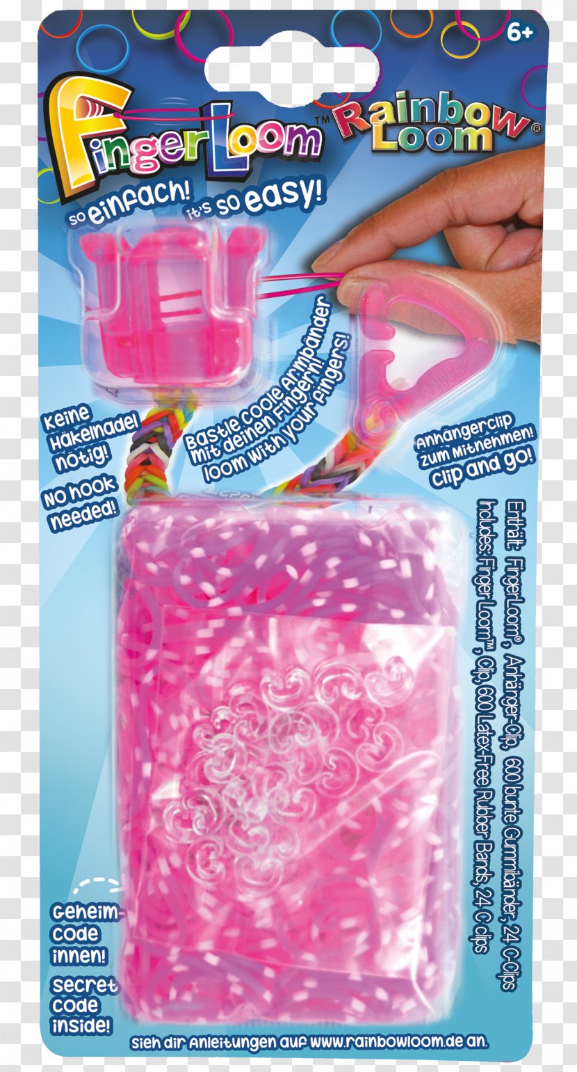 Rainbow Loom Germany Bracelet Amazon.com - Pink - Toy Transparent PNG