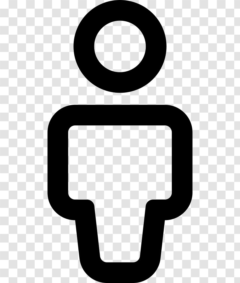 Clip Art Product Design Black & White - Symbol - M LinePerson Outline Onlinewebfonts Transparent PNG