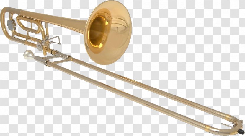 Types Of Trombone Musical Instruments Brass Leadpipe - Flower Transparent PNG
