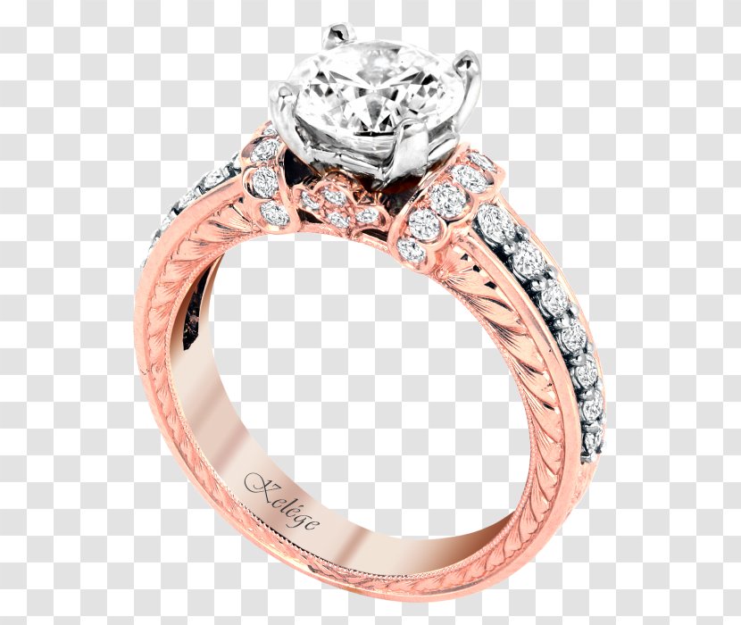 Wedding Ring Body Jewellery Silver - Diamond - Creative Rings Transparent PNG