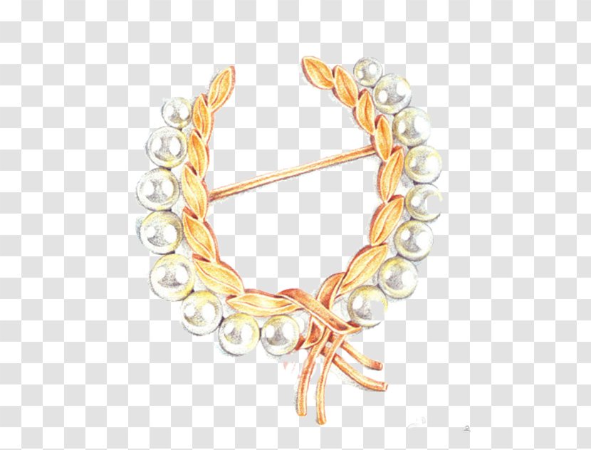 Pearl Necklace Jewellery - Drawing Transparent PNG