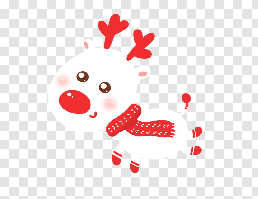 Santa Claus Christmas Reindeer Clip Art - Snowman - Elk Tag Transparent PNG