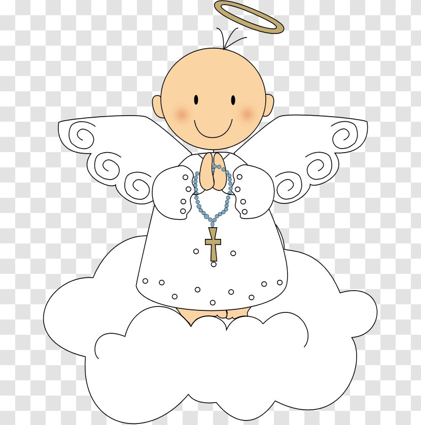 Baptism Angel First Communion Child Clip Art - Infant - Nurses Day Cartoon White Transparent PNG