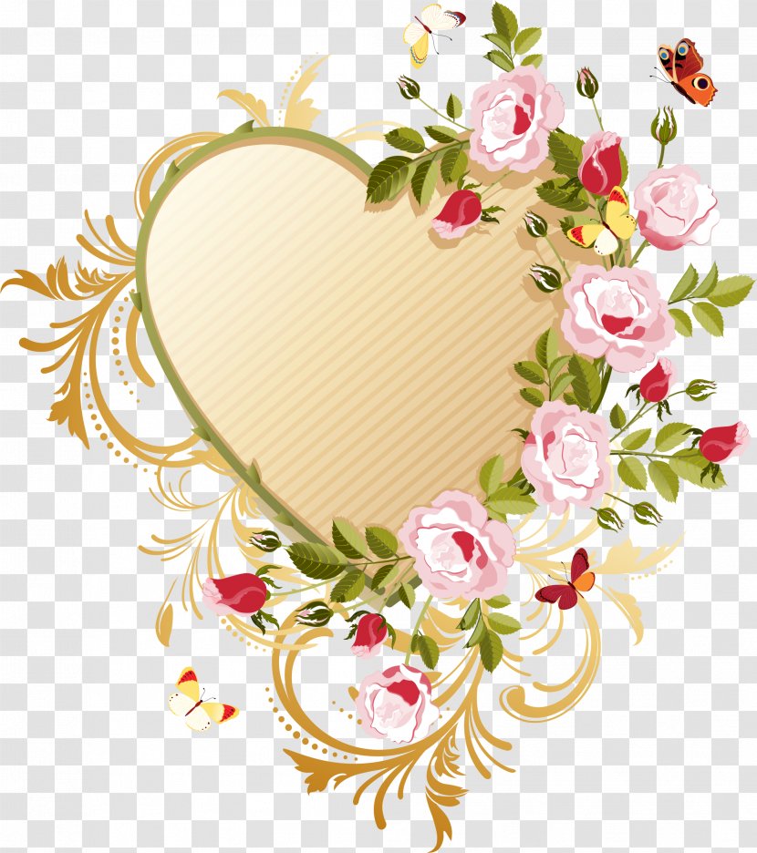Rose Heart Flower - Petal - Coeur Transparent PNG