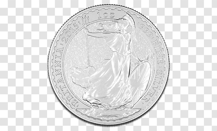 Bullion Coin Silver Crown - Tableware Transparent PNG