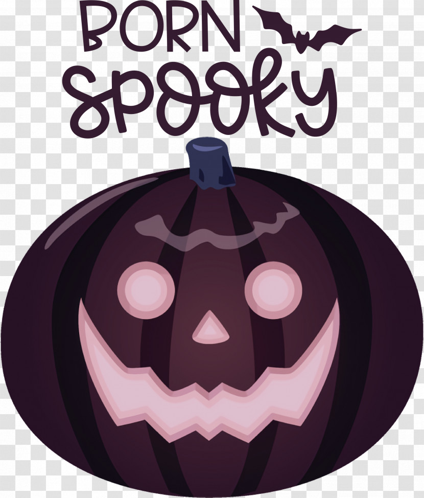 Spooky Pumpkin Halloween Transparent PNG