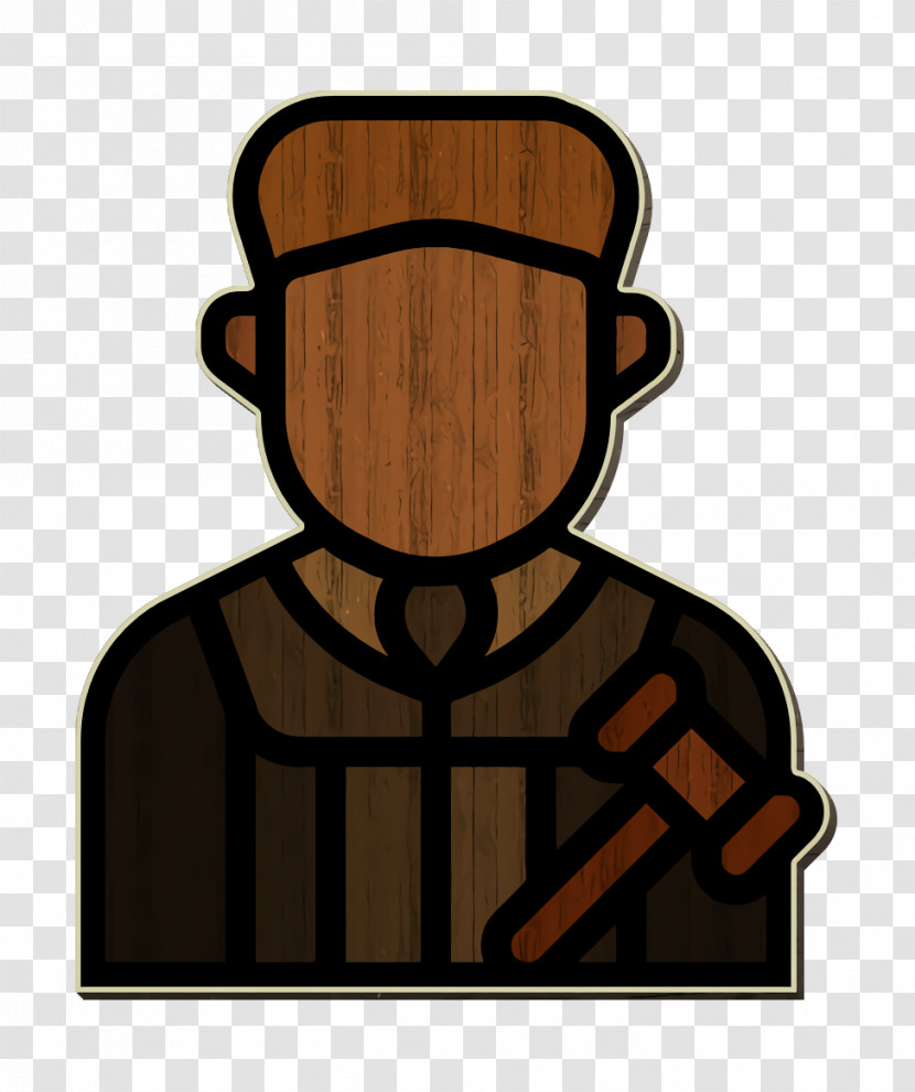 Law Icon Jobs And Occupations Icon Judge Icon Transparent PNG