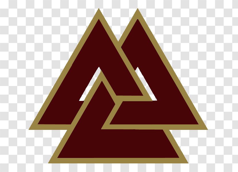 Valknut Old Norse Tattoo Symbol Viking - Runes Transparent PNG