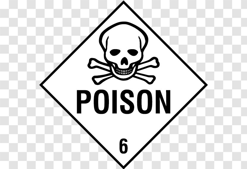 Poison Sign Safety Hazard Toxicity Risk Line Art Transparent PNG