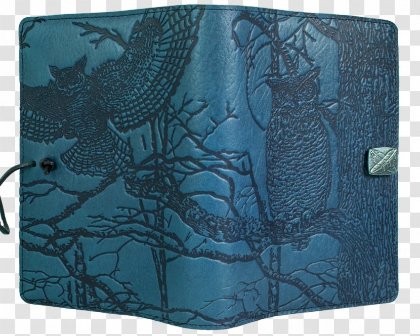 Turquoise Wallet - Blue Cover Transparent PNG