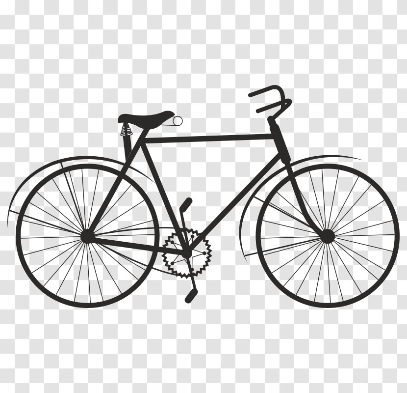 Fixed-gear Bicycle Cycling Shop Racing - Tire Transparent PNG