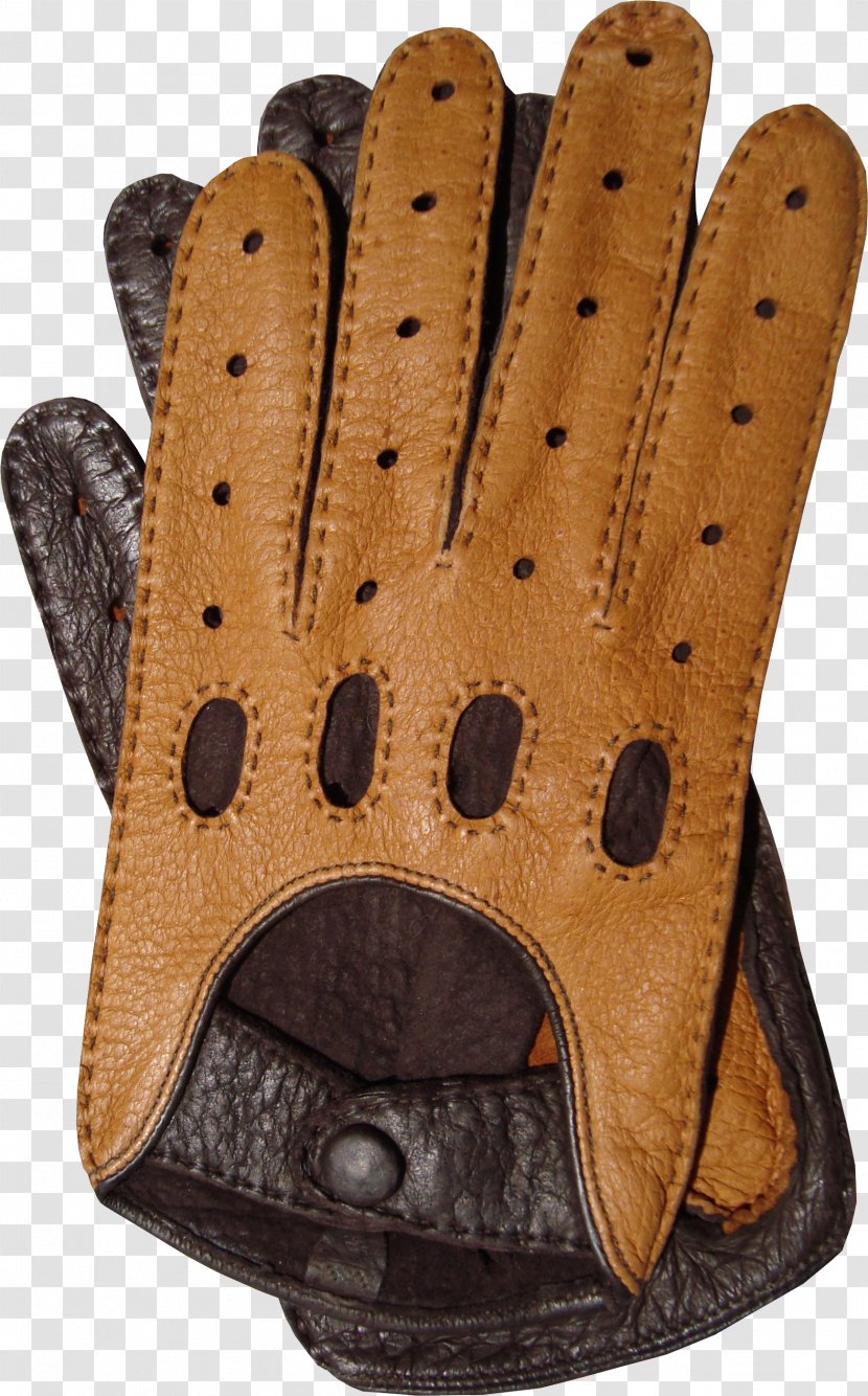 Leather Driving Glove Vintage Clothing - Gloves Image Transparent PNG