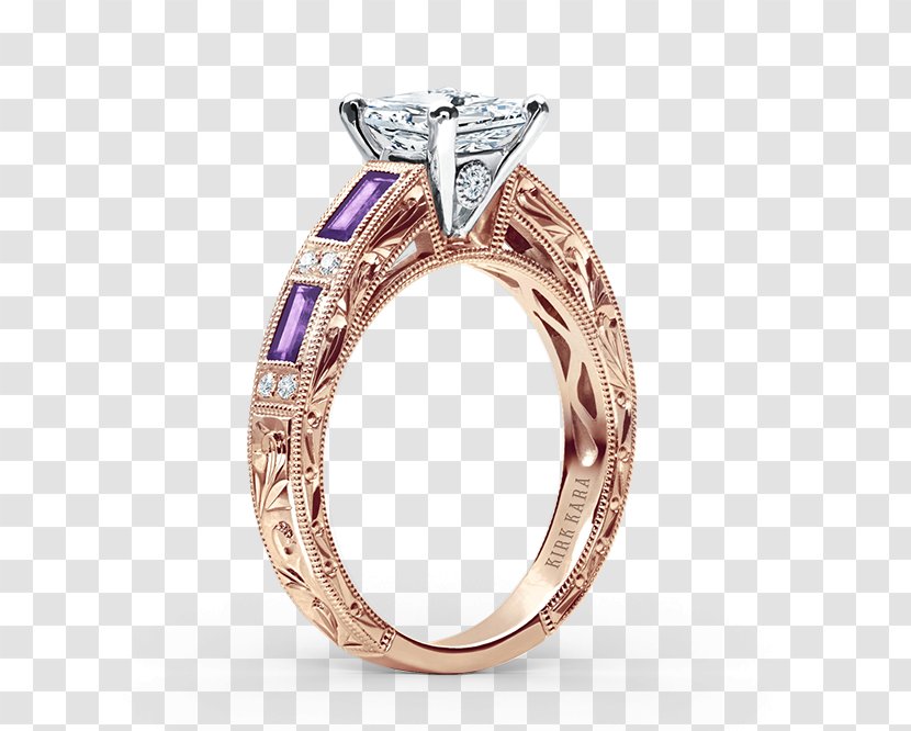 Engagement Ring Princess Cut Wedding - Jewellery - Classical Pattern Letter Of Appointment Transparent PNG