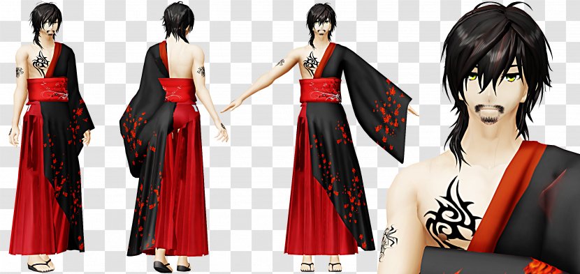 Kimono Clothing Dress Yukata Costume - Tree Transparent PNG