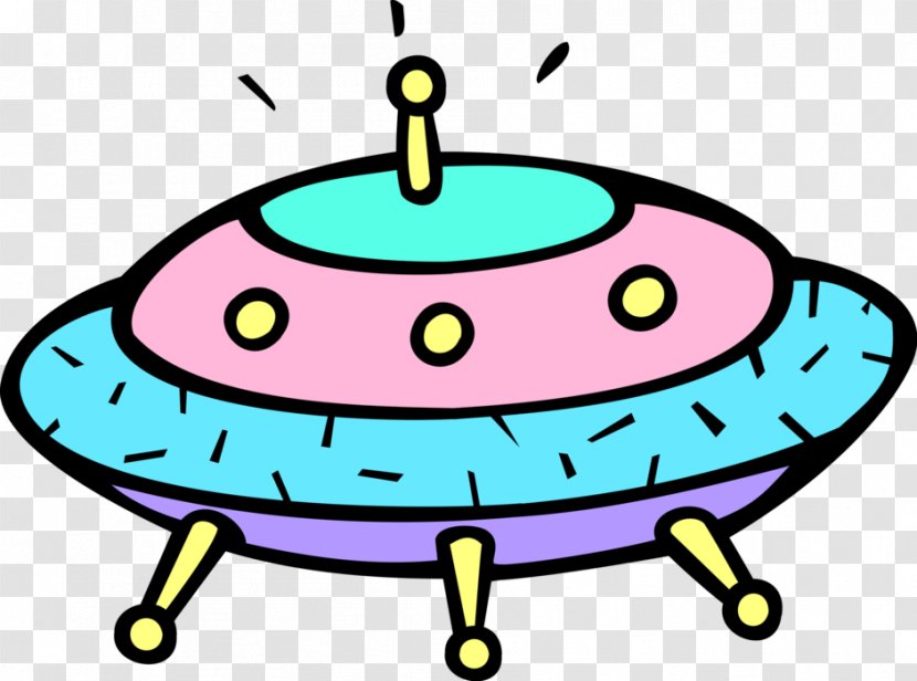 Clip Art Product Line Cartoon - Spaceship Flying Saucer Transparent PNG