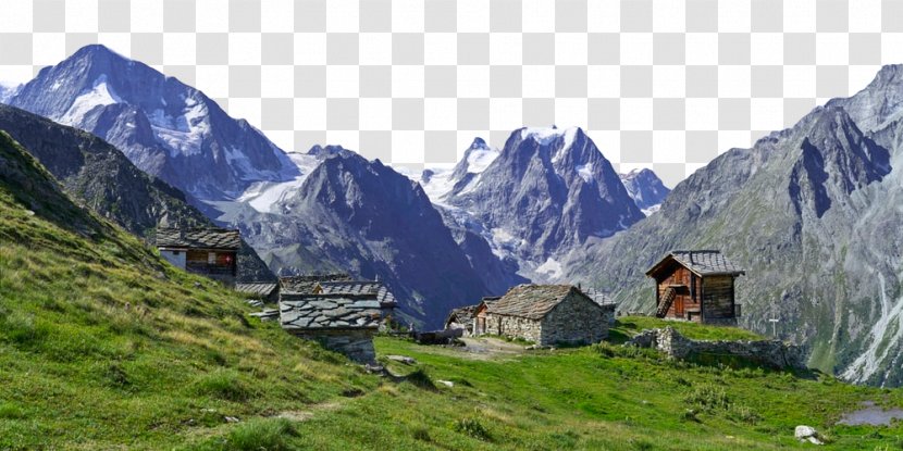 Mountainous Landforms Mountain Natural Landscape Range Hill Station - Valley - Nature Reserve Alps Transparent PNG