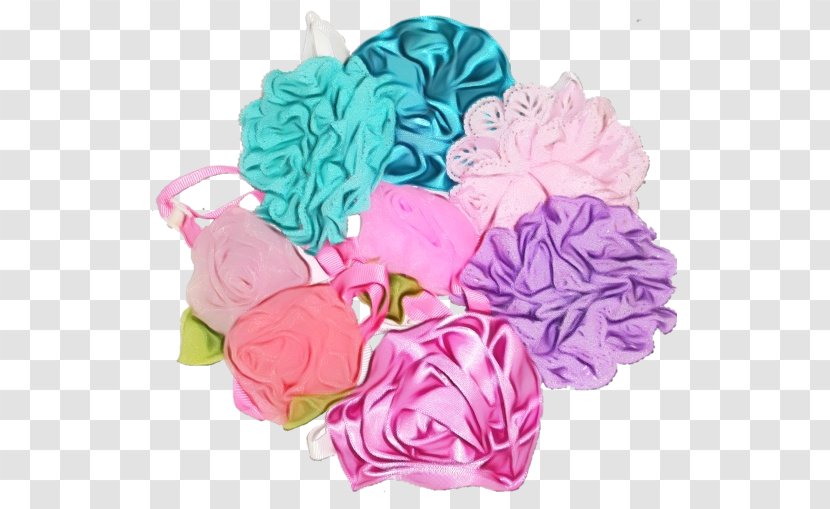 Pink Flower Cartoon - Floral Design - Bouquet Hair Accessory Transparent PNG