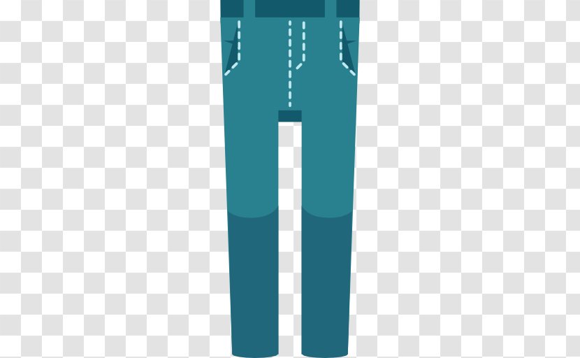 Jeans - Aqua - Joint Transparent PNG