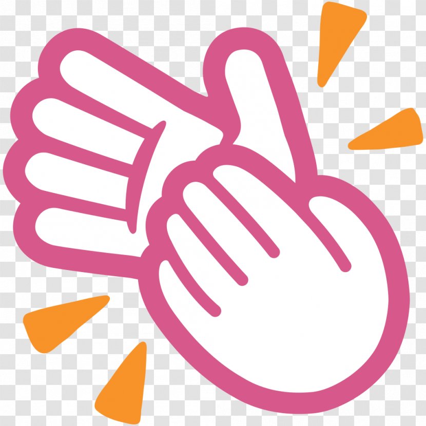 Emoji Android Clapping Hand Applause Transparent PNG