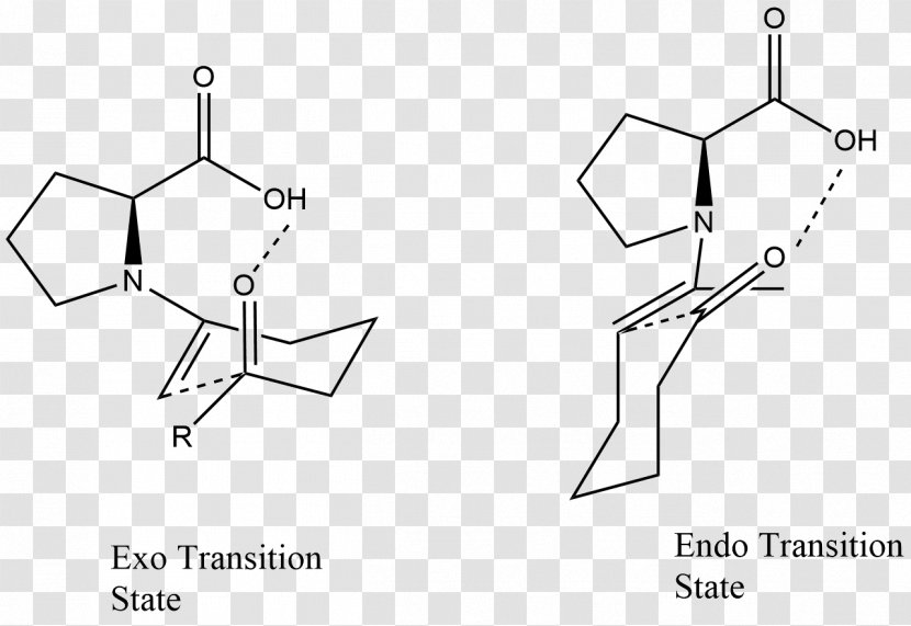 Enamine Transition State Robinson Annulation Aldol Reaction Proline - Enders Sampramp Hydrazonealkylation - Symmetry Transparent PNG