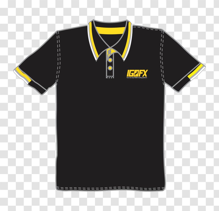 T-shirt Polo Shirt Collar Logo - Sleeve Transparent PNG